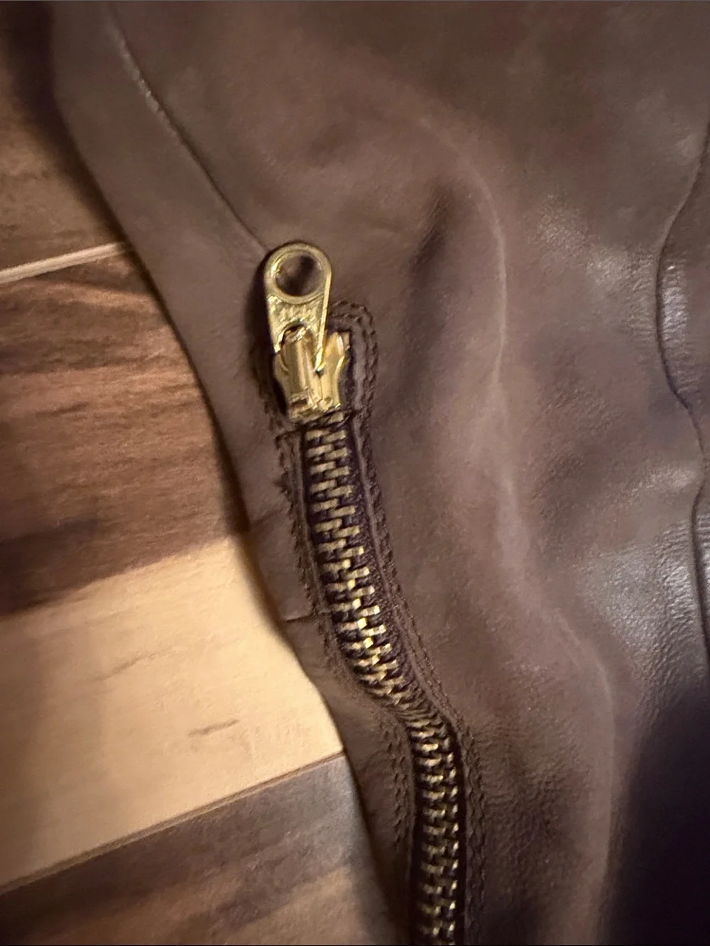 Women’s brown Steve Madden Over-the-Knee Zip Riding Boots